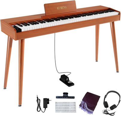 KUMENG® 88 KEY FULL-SIZE ELECTRIC DIGITAL PIANO