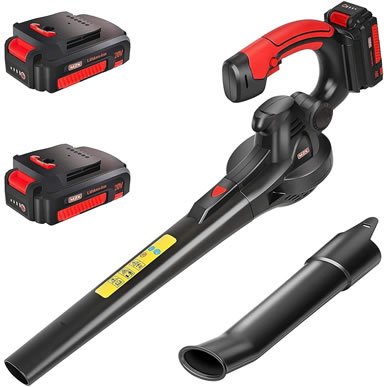 MZK® CORDLESS 20V BATTERY POWERED LEAF BLOWER.